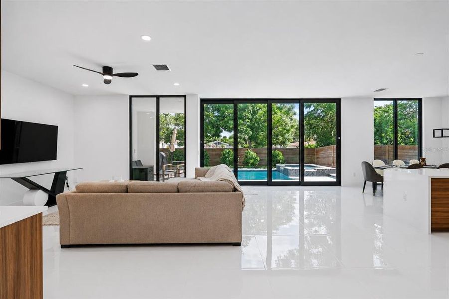 Furnished interior view inside a new home in , Sarasota (Image 6).
