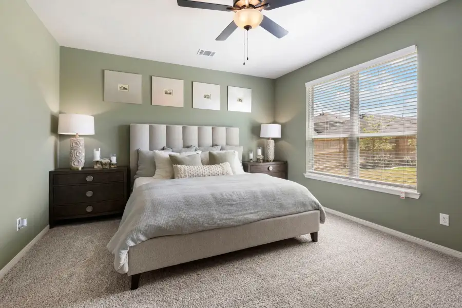 Furnished interior view inside a new home in Heartland at Creek Meadows, College Station (Image 28). Furnished interior view inside a new home in Heartland at Creek Meadows, College Station (Image 28).
