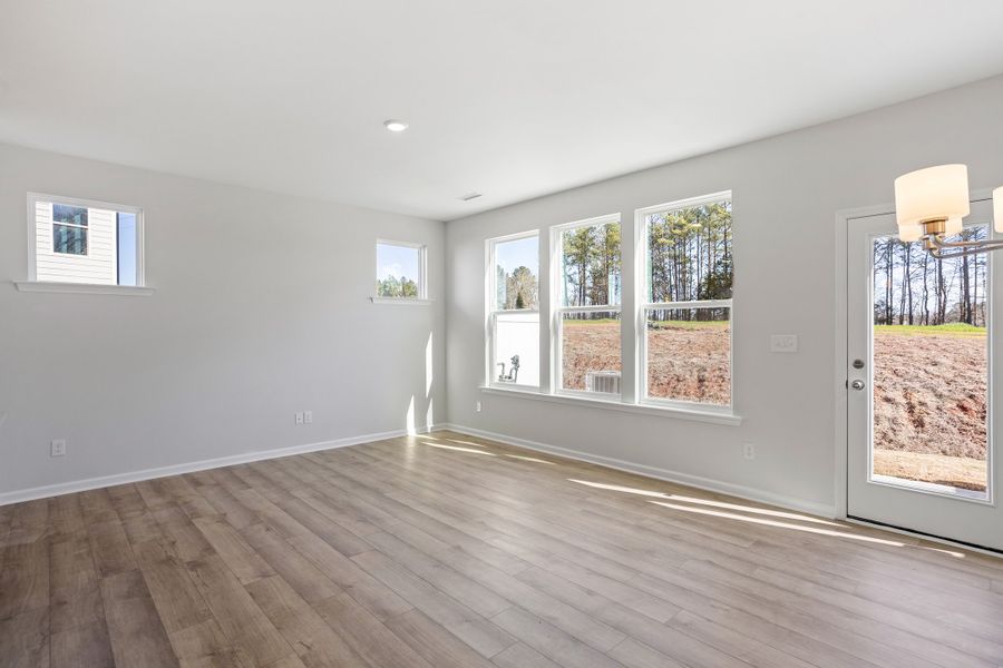 Spacious, unfurnished interior of a new home in Sweetbrier, Durham (Image 15).