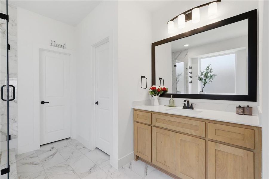 Furnished interior view inside a new home in Valencia on The Lake, Little Elm (Image 6).