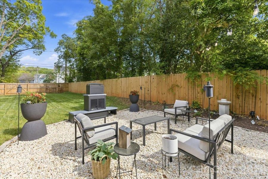 Exterior details and patio area of a home in , Charlotte (Image 25). Exterior details and patio area of a home in , Charlotte (Image 25).