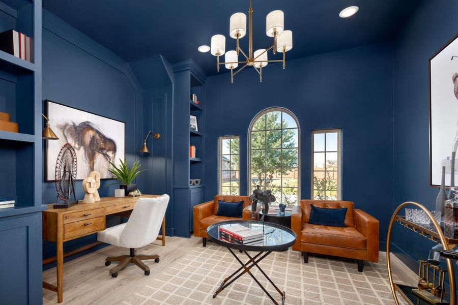 Representative furnished interior of a home built from the Verona by Ladera Texas in Ladera Prosper, Prosper (Image 10).