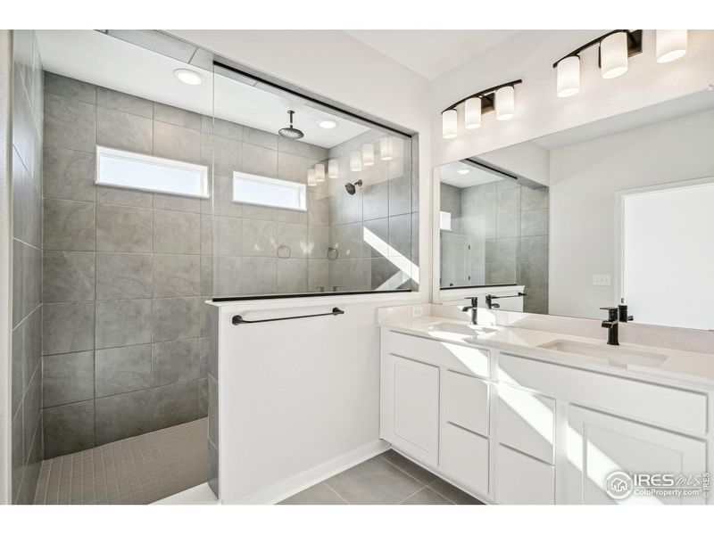 Furnished interior view inside a new home in Kinston Mainstreet Townhomes, Loveland (Image 9).