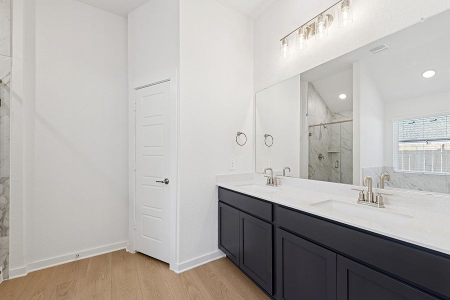 Furnished interior view inside a new home in Sorella, Tomball (Image 4).