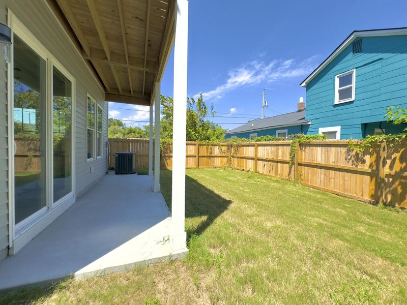 Exterior details and patio area of a home in , North Charleston (Image 27).
