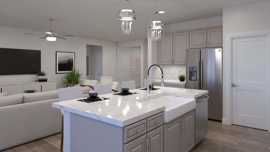 Kitchen | Falcon | The Villages at North Copper Canyon – Valley Series | New homes in Surprise, Arizona | Landsea Homes