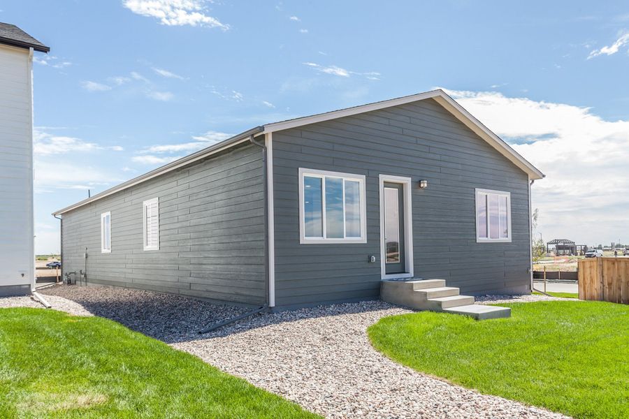 Representative exterior details of a home built from the Armstrong by Hartford Homes in Bloom, Fort Collins (Image 3).