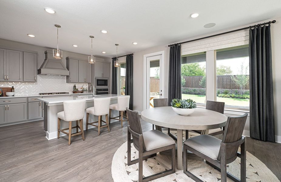 Representative furnished interior of a home built from the Ivy by Tri Pointe Homes in Bridgewater, Midlothian (Image 14).