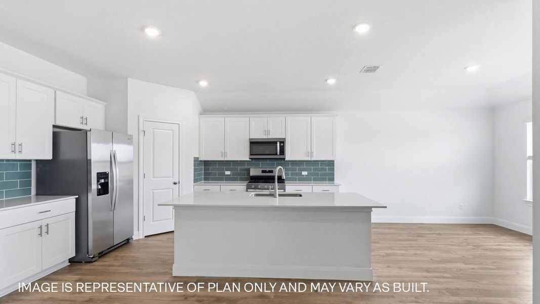 Furnished interior view inside a new home in Railhead, Cedar Creek (Image 5).