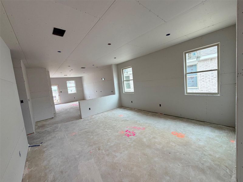 In-progress construction of a new home in La Cima, San Marcos, TX (Image 19).