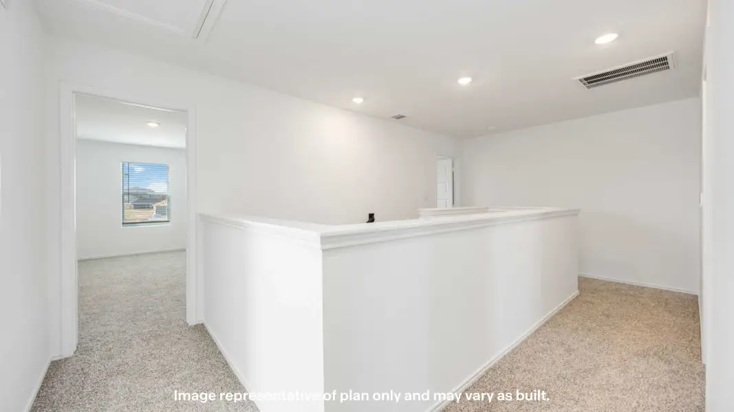 Representative unfurnished interior of a home built from the The Fallow by D.R. Horton in Pari Estates, Lubbock (Image 21). Representative unfurnished interior of a home built from the The Fallow by D.R. Horton in Pari Estates, Lubbock (Image 21).