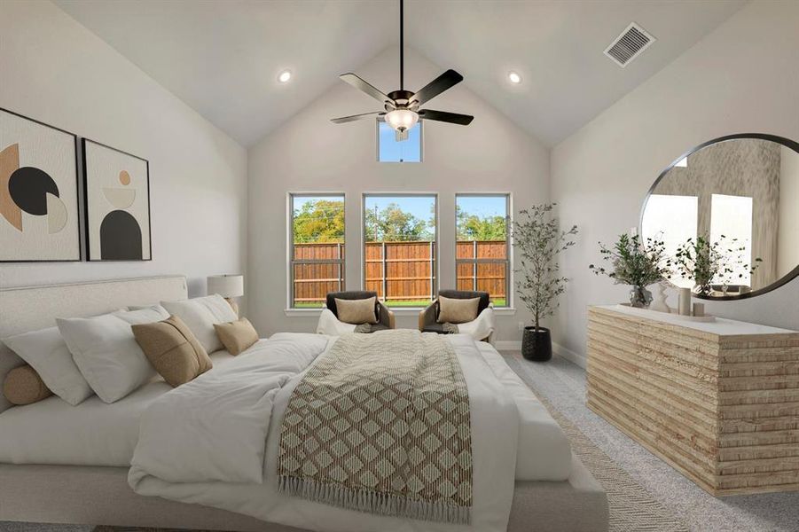 Furnished interior view inside a new home in Northshore at Lakewood Village - Garden Series, Lakewood Village (Image 9). Furnished interior view inside a new home in Northshore at Lakewood Village - Garden Series, Lakewood Village (Image 9).