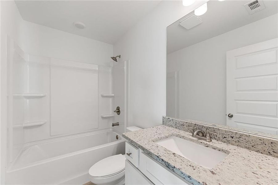 Furnished interior view inside a new home in Mulberry Summit, Flowery Branch (Image 5). Furnished interior view inside a new home in Mulberry Summit, Flowery Branch (Image 5).