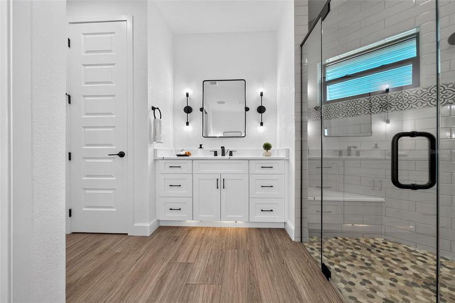 Furnished interior view inside a new home in , Rotonda West (Image 13).