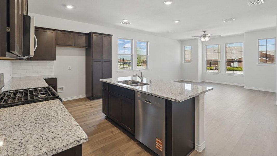 Representative furnished interior of a home built from the Liberty by D.R. Horton in Liberty Crossing, Royse City (Image 7). Representative furnished interior of a home built from the Liberty by D.R. Horton in Liberty Crossing, Royse City (Image 7).