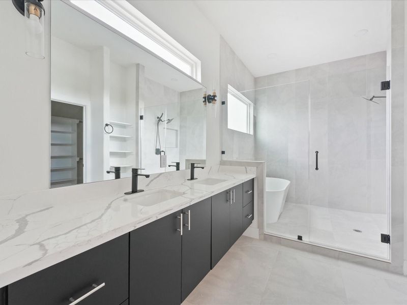 Furnished interior view inside a new home in , Houston (Image 16).