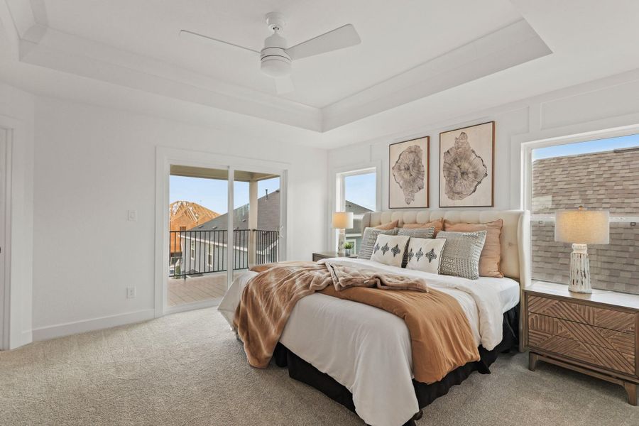 Spacious primary suite (*Photo not of actual home and used for illustration purposes only.)