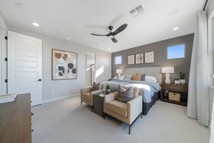 Furnished interior view inside a new home in Estrella, Goodyear (Image 19).