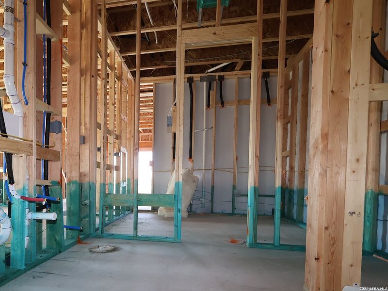 In-progress construction of a new home in Paloma Park, Converse, TX (Image 44).