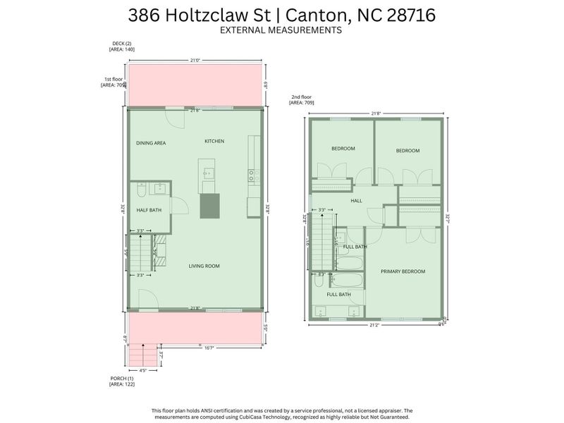 2D floor plan layout of this home in , Canton, NC (Image 4).