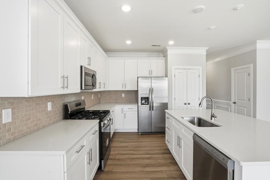 Furnished interior view inside a new home in Grier Meadows, Charlotte (Image 9).