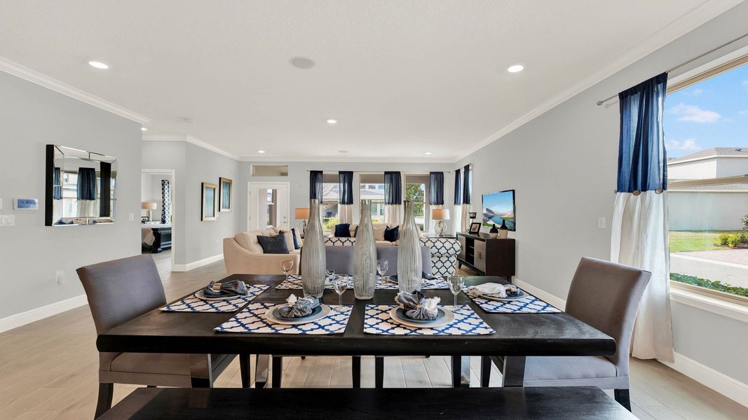 Furnished interior view inside a new home in Waterleigh, Winter Garden (Image 8). Furnished interior view inside a new home in Waterleigh, Winter Garden (Image 8).