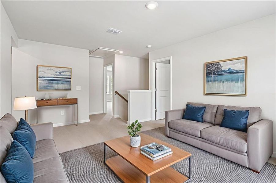 Furnished interior view inside a new home in Ivey Township, Dallas (Image 7).