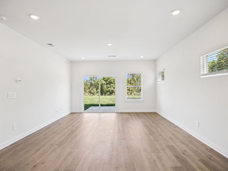 Invite friends and family to watch the big game in the spacious great room.