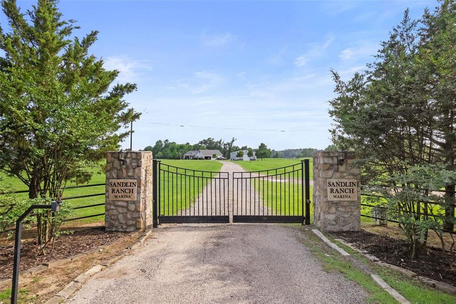 Gated entrance