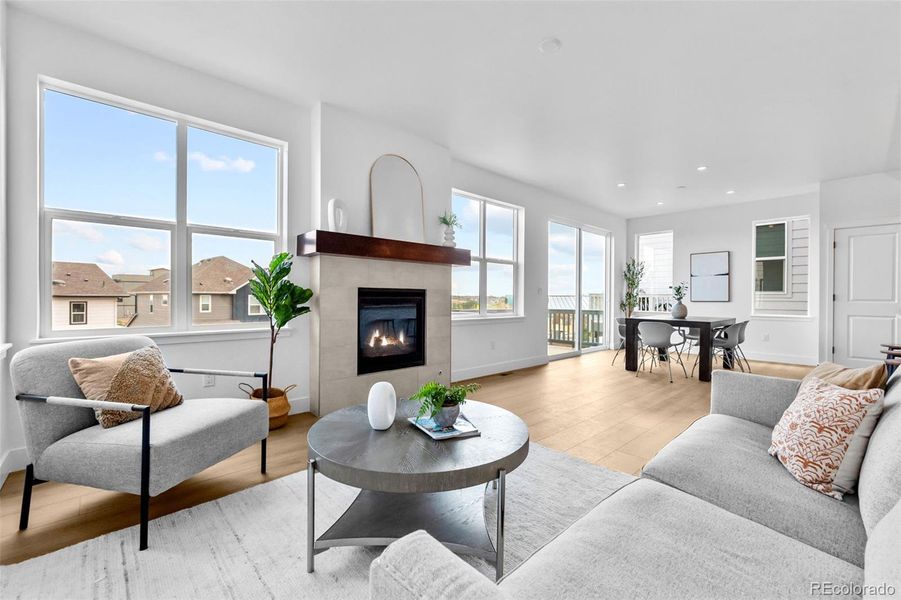 Furnished interior view inside a new home in , Morrison (Image 5).