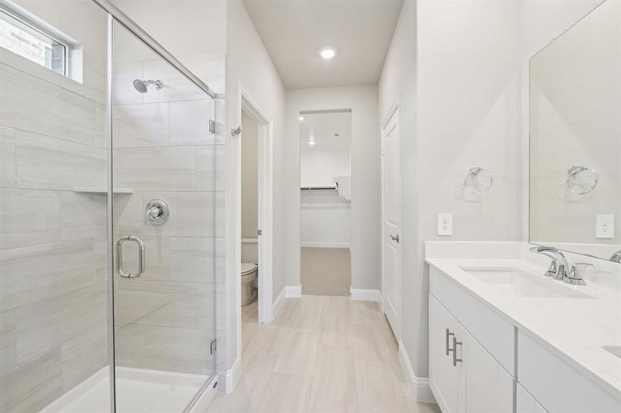 Furnished interior view inside a new home in Simpson Crossing - Spring Series, McKinney (Image 11).