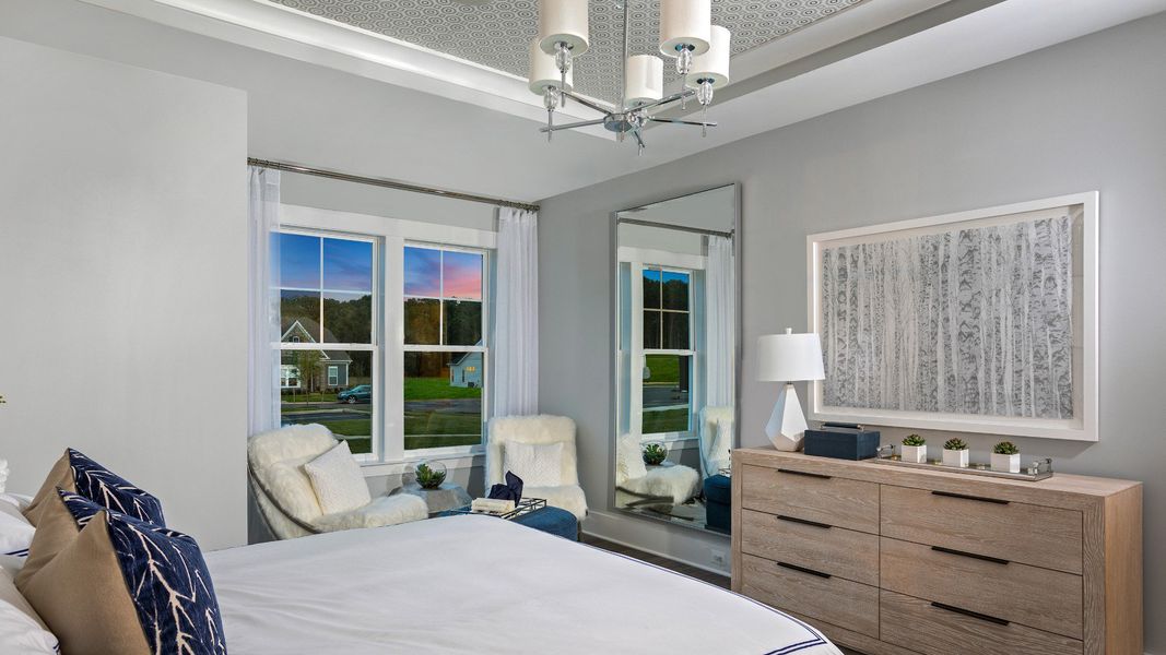 Representative furnished interior of a home built from the Unity by DRB Elevate. in Summerwind Crossing at Lakes of Cane Bay, Summerville (Image 11).