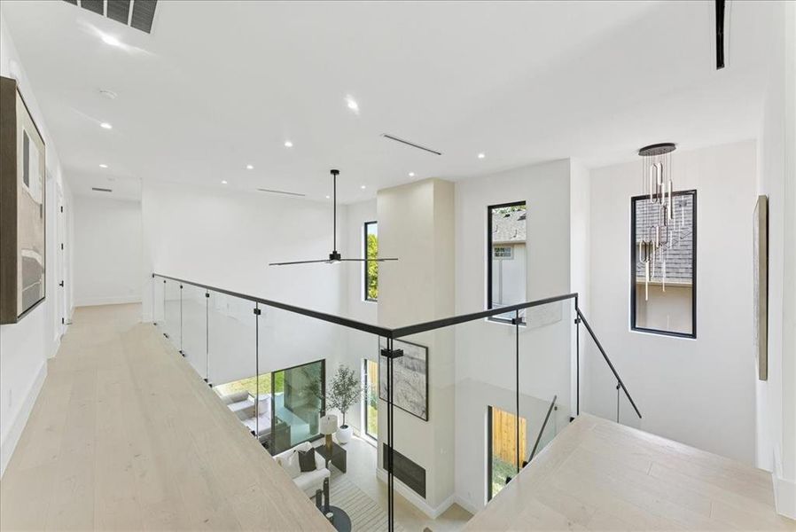 Furnished interior view inside a new home in , Dallas (Image 32).