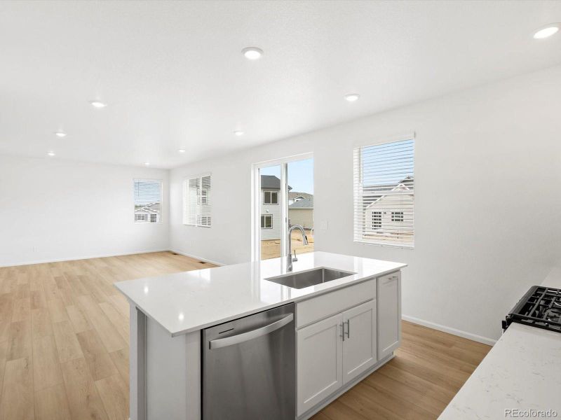 Furnished interior view inside a new home in Poudre Heights: The Lakes Collection, Windsor (Image 4).