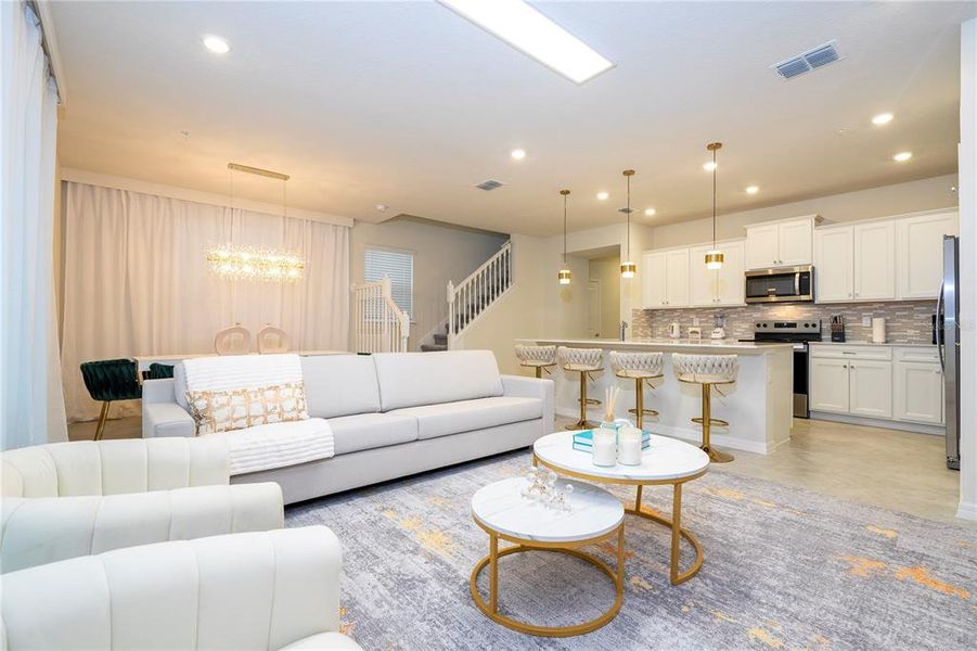 Furnished interior view inside a new home in Windsor Cay Resort, Clermont (Image 35).