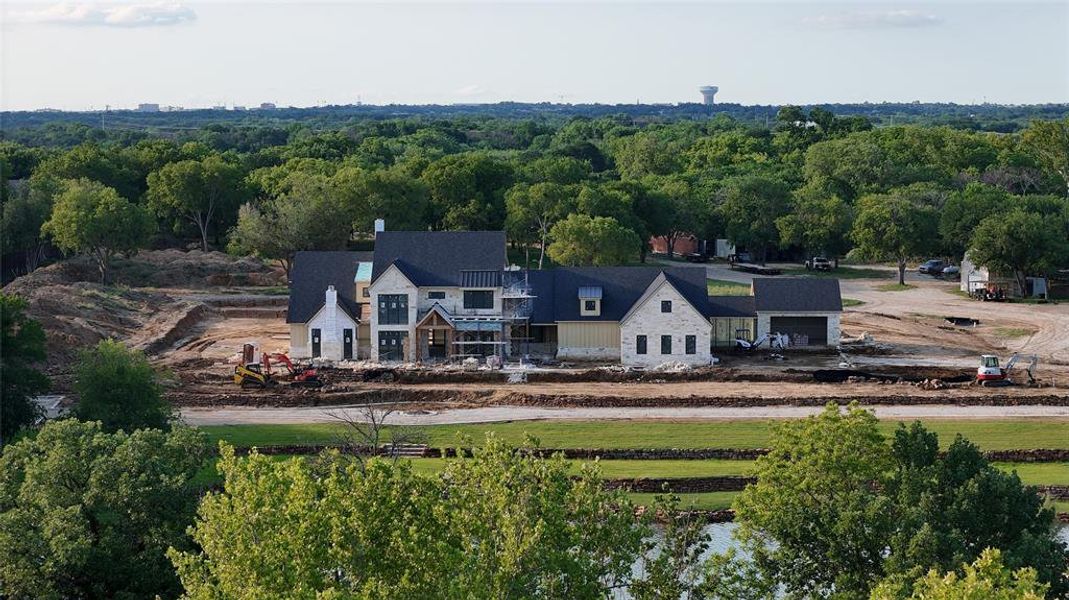 In-progress construction of a new home in , Argyle, TX (Image 7).
