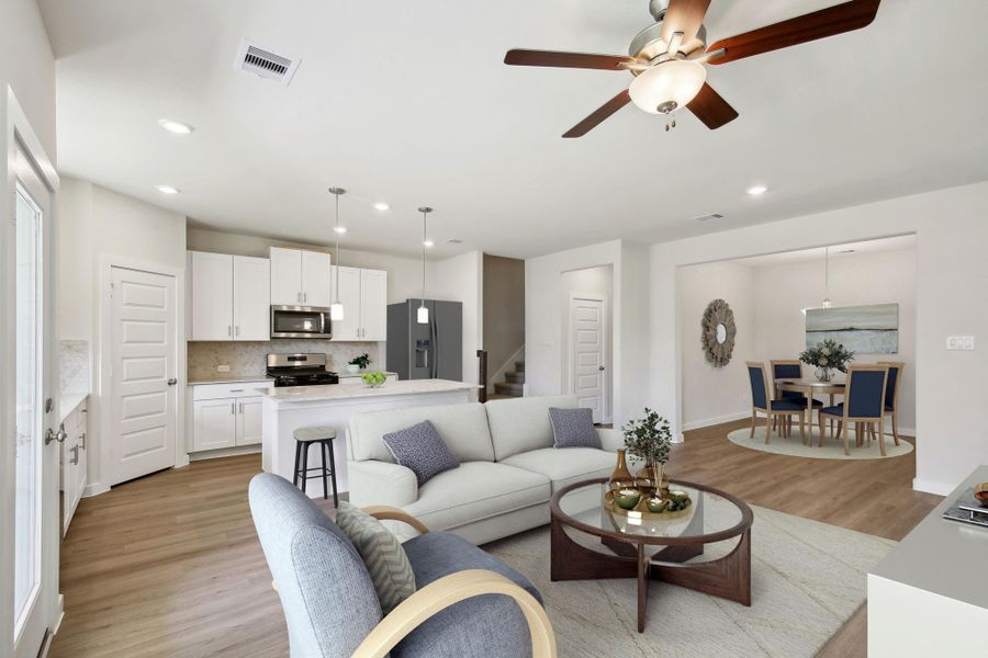 Photo is not of the actual home, but is an inspirational photo of builder’s model home and may depict options, furnishings, and/or decorator features that are not included Photo is not of the actual home, but is an inspirational photo of builder’s model home and may depict options, furnishings, and/or decorator features that are not included