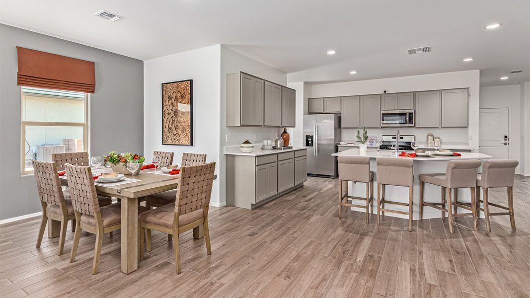 Furnished interior view inside a new home in Saguaro Bloom, Marana (Image 10). Furnished interior view inside a new home in Saguaro Bloom, Marana (Image 10).