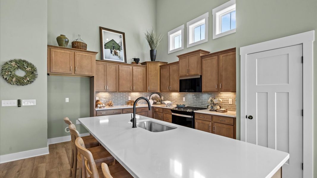 Furnished interior view inside a new home in Pelham Crossing, Greenville (Image 7).