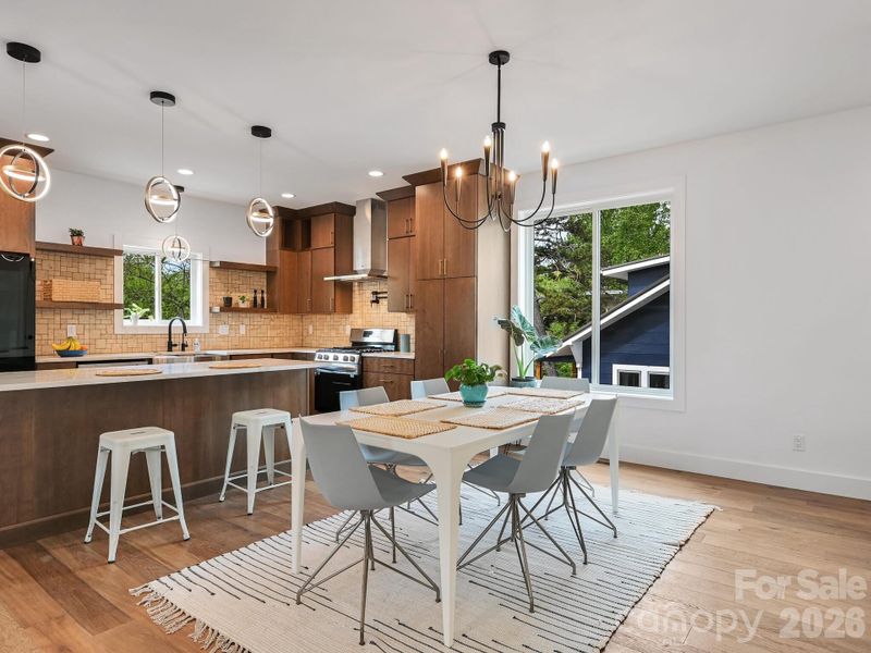 Furnished interior view inside a new home in , Asheville (Image 16).