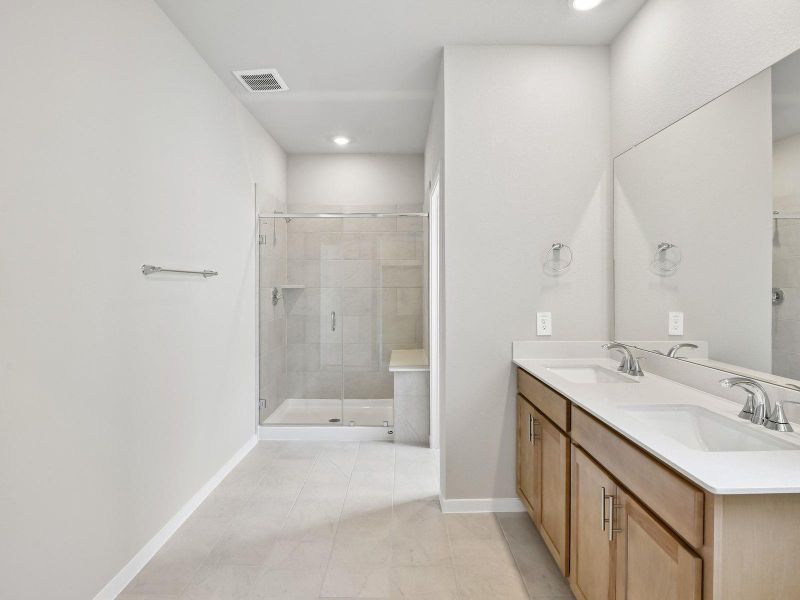 Furnished interior view inside a new home in Parkway Commons - City Series, Missouri City (Image 14). Furnished interior view inside a new home in Parkway Commons - City Series, Missouri City (Image 14).