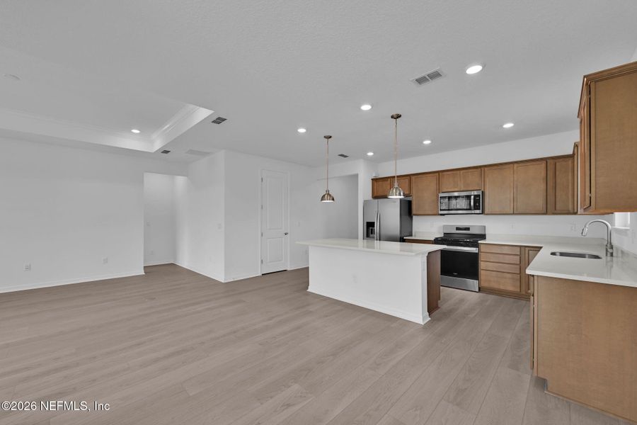 Furnished interior view inside a new home in Westerly Park at Wildlight, Yulee (Image 5).