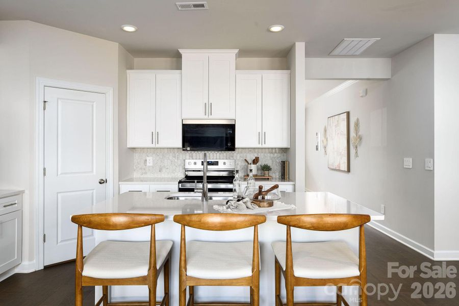 Furnished interior view inside a new home in , Mocksville (Image 4).