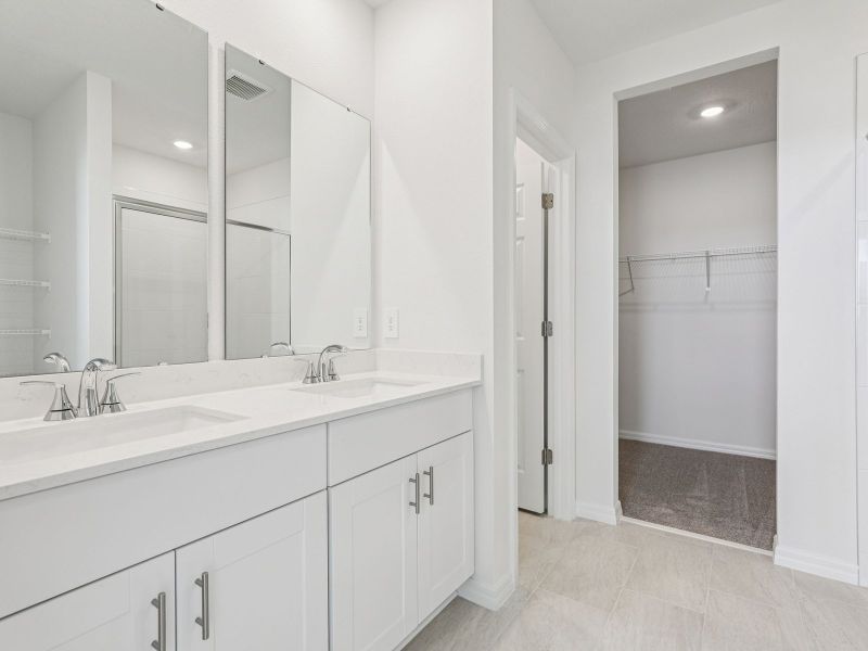 Furnished interior view inside a new home in Villamar - Signature Series, Winter Haven (Image 6).