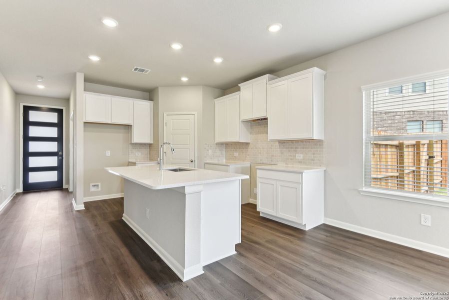 Furnished interior view inside a new home in Remington Ranch, San Antonio (Image 14). Furnished interior view inside a new home in Remington Ranch, San Antonio (Image 14).