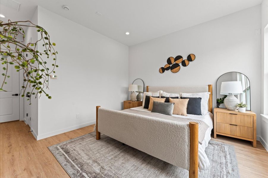 Furnished interior view inside a new home in , Houston (Image 11).