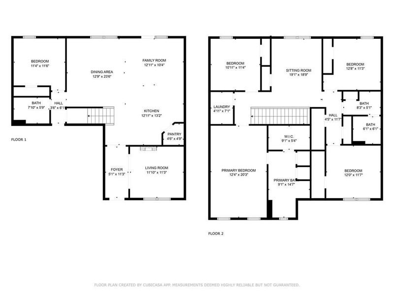 2D floor plan layout of this home in Summerwind, Dacula, GA (Image 4).