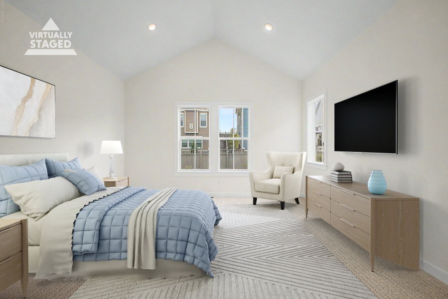 Furnished interior view inside a new home in Westerly, Erie (Image 8).
