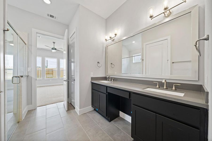 Representative furnished interior of a home built from the Sunflower by Caldwell Homes in The Highlands, Porter (Image 8). Representative furnished interior of a home built from the Sunflower by Caldwell Homes in The Highlands, Porter (Image 8).