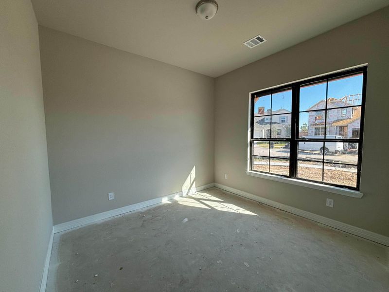 Construction progress - secondary bedroom